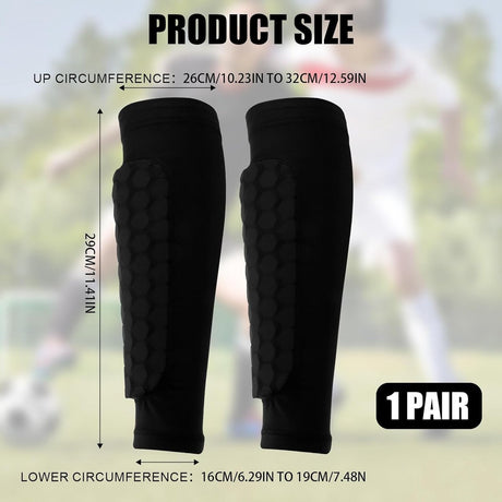Shin guards - Football shin guards - Children's football shin guards - Shin guard straps - Premium leg protection with sleeves - Comfortable and impact-resistant - Size M - Suitable for training and competition