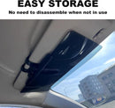 Car Sunshade - Universal - Polarized Anti-Glare - Sun Visor Extension - Powerful Light Blocking - Anti-Glare Protection - Diffused Light - Safe Driving - UV Protection - 32 x 14.5 cm - Black