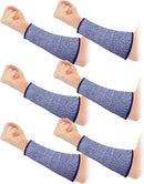 pairs of arm protectors for thin skin and bruises, cut-resistant forearm sleeve, level 5 burn arm protector (7.9 inches)