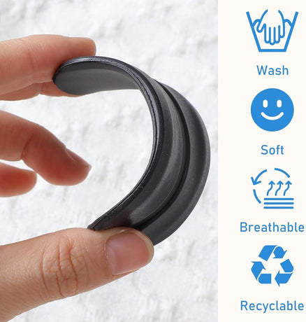 Set of 6 silicone bra strap pads - Shockproof - Non-slip shoulder pads - Gel bra strap pads - Comfortable and soft - Women's clothing - Relieves shoulder pain