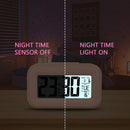 Wekker Digital Alarm Clock - Children's Clock - Wekker - Wekker Children's Alarm Clock - Travel Alarm Clock - LED Display Clock - Adjustable 12/24 Hour Snooze Function, Temperature, Date, Time - Portable Alarm Clock - Pink