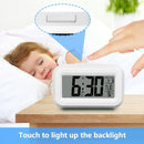 Wekker Digital - Klok Children's - Wekker - Wekker Children's - Alarm Clock - Travel Alarm Clock - LED Display Clock - Adjustable 12/24 Hour Snooze Function, Temperature, Date, Time - Portable Alarm Clock - Wit
