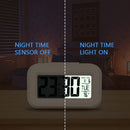 Wekker Digital - Klok Children's - Wekker - Wekker Children's - Alarm Clock - Travel Alarm Clock - LED Display Clock - Adjustable 12/24 Hour Snooze Function, Temperature, Date, Time - Portable Alarm Clock - Wit