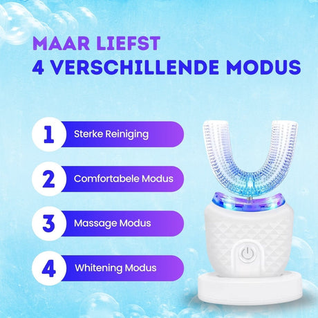 U-shaped electric toothbrush for adults - Automatic and ultrasonic oral care
