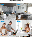 Air purifier - For living room, bedroom, office, and baby's room - Air quality indicator - Effective against dust mites, hay fever, allergies, and dust - Air purifiers - Air purifier