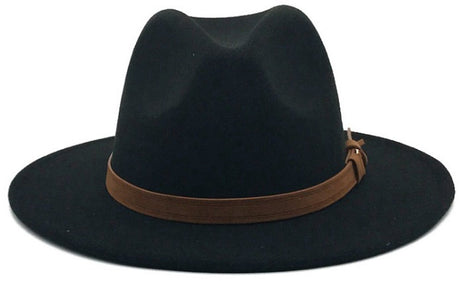 Cap - Bucket Hat - Women's Sun Hat - Women's Bucket Hat - Hiking Hats - Waterproof Wool Hats - Roll-Up Felt Hats for Outdoors - Foldable Leather Lining - For Men and Women (Brown)