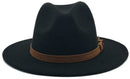 Hat - Sun hat - Bucket hat - Women's sun hat - Men's bucket hat - Hiking hats - Waterproof wool hats - Roll-up felt hats for outdoor use - Foldable leather lining - For men and women (navy blue)