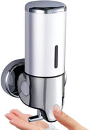 Soap dispenser - Wall-mounted - Soap dispenser - Suspended soap pump - Brushed stainless steel - Toilet - Shower - Foam