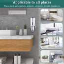 Soap dispenser - Wall-mounted - Soap dispenser - Suspended soap pump - Brushed stainless steel - Toilet - Shower - Foam