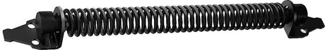 Door closer - Door spring - 36 cm - Outdoor door closer - Gate locks - Garden gate spring - Black - Carbon steel - For wooden fence gates - With mounting accessories