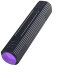 UV Flashlight - Professional UV Lamp - Black Light - 365 nm - Black Filter - Rechargeable - For curing resins, gemstones, minerals, and nail art