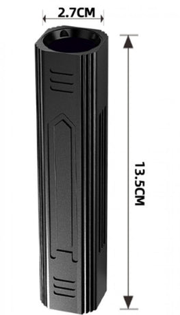 UV Flashlight - Professional UV Lamp - Black Light - 365 nm - Black Filter - Rechargeable - For curing resins, gemstones, minerals, and nail art