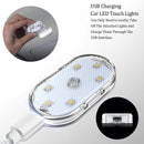 LED Car Lights - LED Car Lighting - 1 Pack - LED Interior Car Lighting - 7 Color Ambient Car Lighting - USB Rechargeable Car Reading Lights - Portable