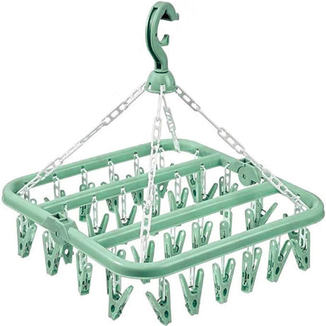 Sock Dryer - Clothesline - 32 Clips - Sock Hanger - Sock Dryer - Laundry Socks - Dryer - Carousel - Drying Carousel - Clothes Hanger - Sock Drying Rack - Vegetables
