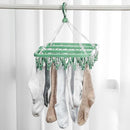 Sock Dryer - Clothesline - 32 Clips - Sock Hanger - Sock Dryer - Laundry Socks - Dryer - Carousel - Drying Carousel - Clothes Hanger - Sock Drying Rack - Vegetables