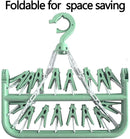 Sock Dryer - Clothesline - 32 Clips - Sock Hanger - Sock Dryer - Laundry Socks - Dryer - Carousel - Drying Carousel - Clothes Hanger - Sock Drying Rack - Vegetables
