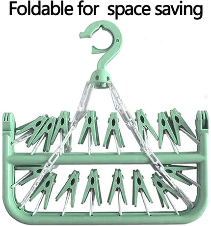 Sock Dryer - Clothesline - 32 Clips - Sock Hanger - Sock Dryer - Laundry Socks - Dryer - Carousel - Drying Carousel - Clothes Hanger - Sock Drying Rack - Vegetables