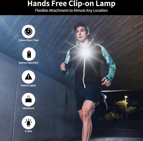Running light - Chest lamp - Running chest lamp - Chest walker - USB rechargeable