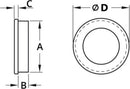 Pull handle - Matte Black - Round - Ø40mm - Sliding door handle - Set of 2