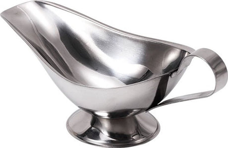 Gravy Boat - 240 ml - Pouring Jug - Stainless Steel Gravy Pitcher - Food-grade stainless steel gravy jug for juices, sauces, and roasting gravies