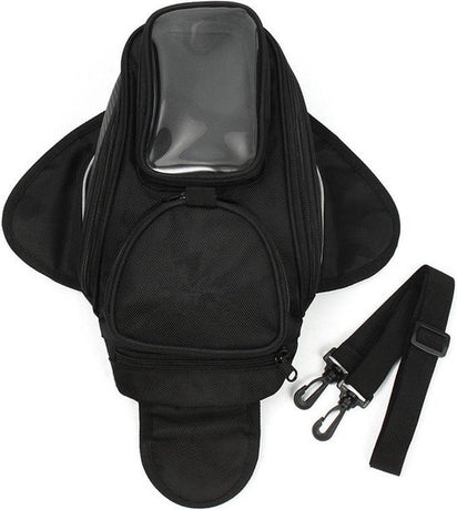 Black Phone Handlebar Tank Bag