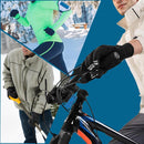 Gloves - Cycling Gloves - Winter Gloves - Sports Gloves - Touchscreen Winter Gloves - Winter Cycling Gloves - Men's - Heated - Waterproof - Warmly Lined - For Motorcycling and Skiing (M)