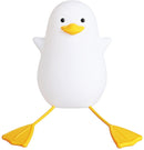 Cute Yellow Duck Night Light - Silicone Night Light for Children - Dimmable Touch Control with Timer - Baby Care Night Light - USB Rechargeable LED Bedside Lamp - Suitable for Bedroom and Nursery Decoration