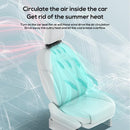 Car Fan - Car Fan Cooling - Car Air Conditioner - Car Fan with Adjustable Air Outlet - Fan - Silent Neck Fan for Headrest for All Cars - 3000 mAh - Black