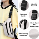 Riem Outdoor Bag - Fanny Pack - Waterproof Fanny Pack - Women's and Men's - Fanny Pack - Phone Bag - Swimming - Festival - Waterproof Fanny Pack - Off-White
