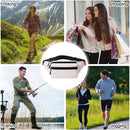 Riem Outdoor Bag - Fanny Pack - Waterproof Fanny Pack - Women's and Men's - Fanny Pack - Phone Bag - Swimming - Festival - Waterproof Fanny Pack - Off-White