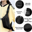 Riem Outdoor Bag - Fanny Pack - Waterproof Fanny Pack - Women's and Men's - Fanny Pack - Phone Bag - Swimming - Festival - Waterproof Fanny Pack - Black