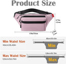 Riem Outdoor Bag - Fanny Pack - Waterproof Fanny Pack - Women's and Men's - Fanny Pack - Phone Bag - Swimming - Festival - Waterproof Fanny Pack - Pink