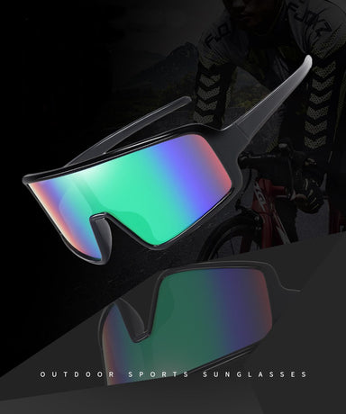 Sport Sunglasses - Green - Extra Large Frame - Cycling Glasses, Sports Glasses