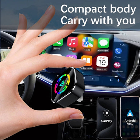 2-in-1 Wireless USB Car Adapter for Android CarPlay