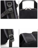 Fanny pack - Leg bag - Motorcycle fanny pack - Motorcycle bag - Tactical leg bag - Tool bag - Unisex - Black - Large capacity - 16 x 5 x 29 cm - 4 compartments - Polyester