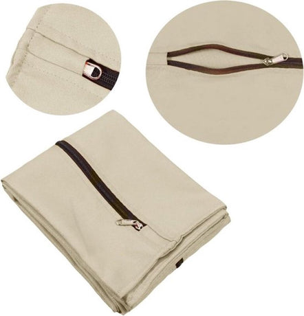 Pet Laundry Bags - Polyester Twill Laundry Bags - Large Zippered Laundry Bags - Prevents Pet Hair from Soiling Laundry Bags - Washing Machine Safe, 70 x 80 cm, Laundry Bag for Dogs, Cats, and Rabbits (Khaki) - L