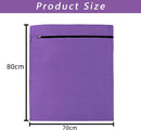 Pet Laundry Bags - Polyester Twill Laundry Bags - Large Zippered Laundry Bags - Prevents Pet Hair from Clogging Laundry Bags - Washing Machine Safe, 70 x 80 cm, Laundry Bag for Dogs, Cats, and Rabbits (Purple) - L