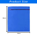 Pet Laundry Bags - Polyester Twill Laundry Bags - Large Zippered Laundry Bags - Prevents Pet Hair from Clogging Laundry Bags - Washing Machine Safe, 70 x 80 cm, Laundry Bag for Dogs, Cats, and Rabbits (Blue) - L