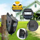 Driveway alarm - Entry detector - Solar driveway alarm - Motion detector - Wireless = Security - Wireless solar driveway alarm - Motion detector - Doorbell - DIY security system - (1 sensor and 2 doorbells)