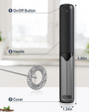 Milk frother - electric milk frother - milk frothers - electric milk frother - milk frother - electric milk frother - mini USB rechargeable milk frother - for coffee/latte/cappuccino/hot chocolate