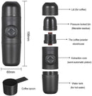 Portable manual coffee maker for travel – ideal for outdoor camping