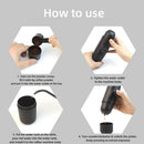 Portable manual coffee maker for travel – ideal for outdoor camping