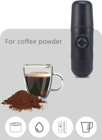 Portable manual coffee maker for travel – ideal for outdoor camping
