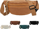 Fanny pack - Women's fanny pack - Men's fanny pack - Corduroy fanny pack - Women's corduroy fanny pack - Adjustable shoulder bag - Unisex - Perfect for shopping, travel and work (yellow)