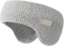 Noise-canceling earmuffs for sleeping - Soundproof earmuffs - Sleep mask - Noise-canceling headband for sleeping - Warm earmuffs for winter - Thick knit earmuffs - Suitable for cycling and sleeping - Grijs