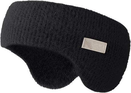 5-Piece Noise Cancelling Earmuffs - Noise Cancelling Earmuffs - Sleep Mask - Noise Cancelling Headband - Warm Earmuffs for Winter - Thick Knitted Earmuffs - Suitable for Cycling and Sleeping