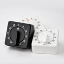 Kitchen Timer - Analog Kitchen Timer - Mechanical Kitchen Timer - 60 Minutes - Kitchen Gadget - Timer - Cooking Timer - Kitchen Tool - Suitable for Baking, Pastry, Cooking Eggs - Black