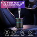 Car air freshener with colored lights and USB connection - 2 settings, automatic shut-off - for car, office, bedroom