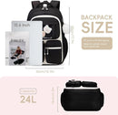Girls' Backpack, Breathable Backpack for Girls, Grades 1-5, Casual School Bag for Kids, Elementary School, Secondary School