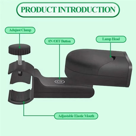 Grill lighting, Grill accessories, Bright double lamp, Cooking grill circulation light